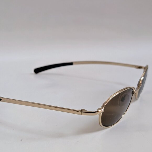 NWT Vintage 90's Rectangle Metal Sport Sunglasses (S. Gold) - Picture 2 of 5